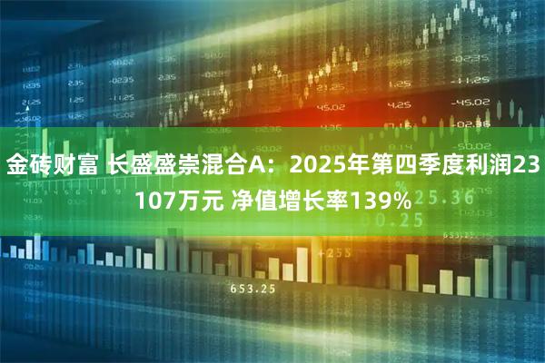 金砖财富 长盛盛崇混合A：2025年第四季度利润23107万元 净值增长率139%