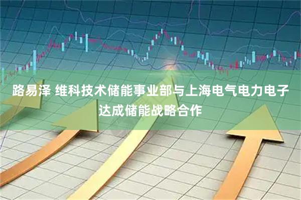 路易泽 维科技术储能事业部与上海电气电力电子达成储能战略合作